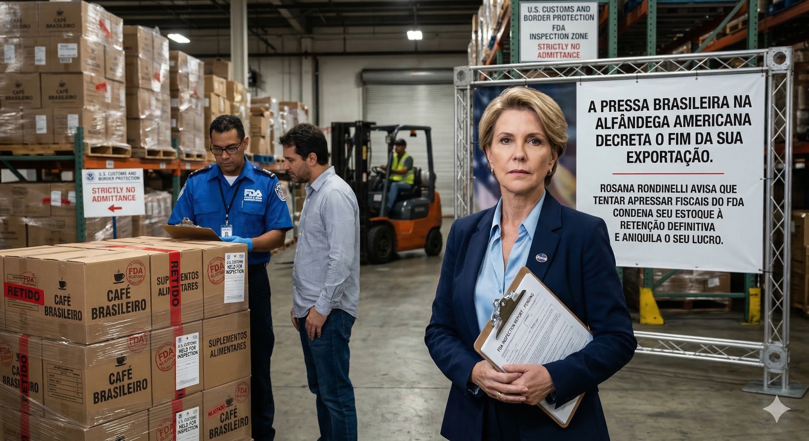 A pressa brasileira na alfândega americana decreta o fim da sua exportação