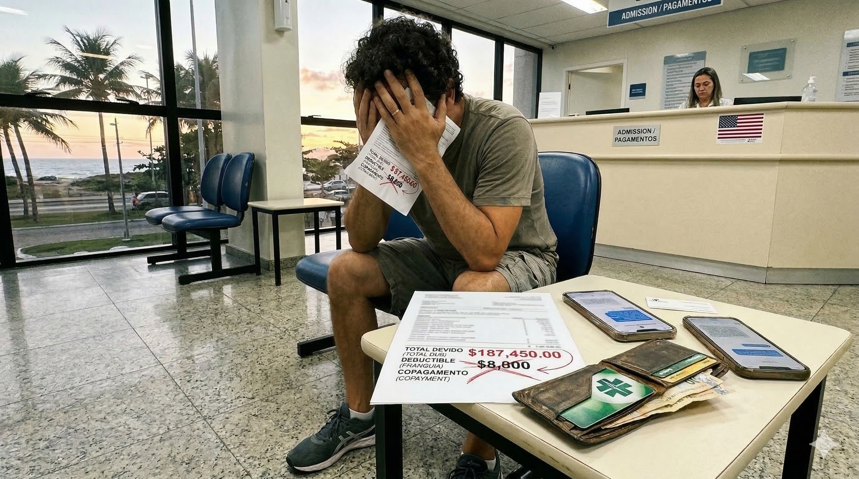 Sem plano global, uma ida ao hospital nos EUA pode virar um pesadelo financeiro