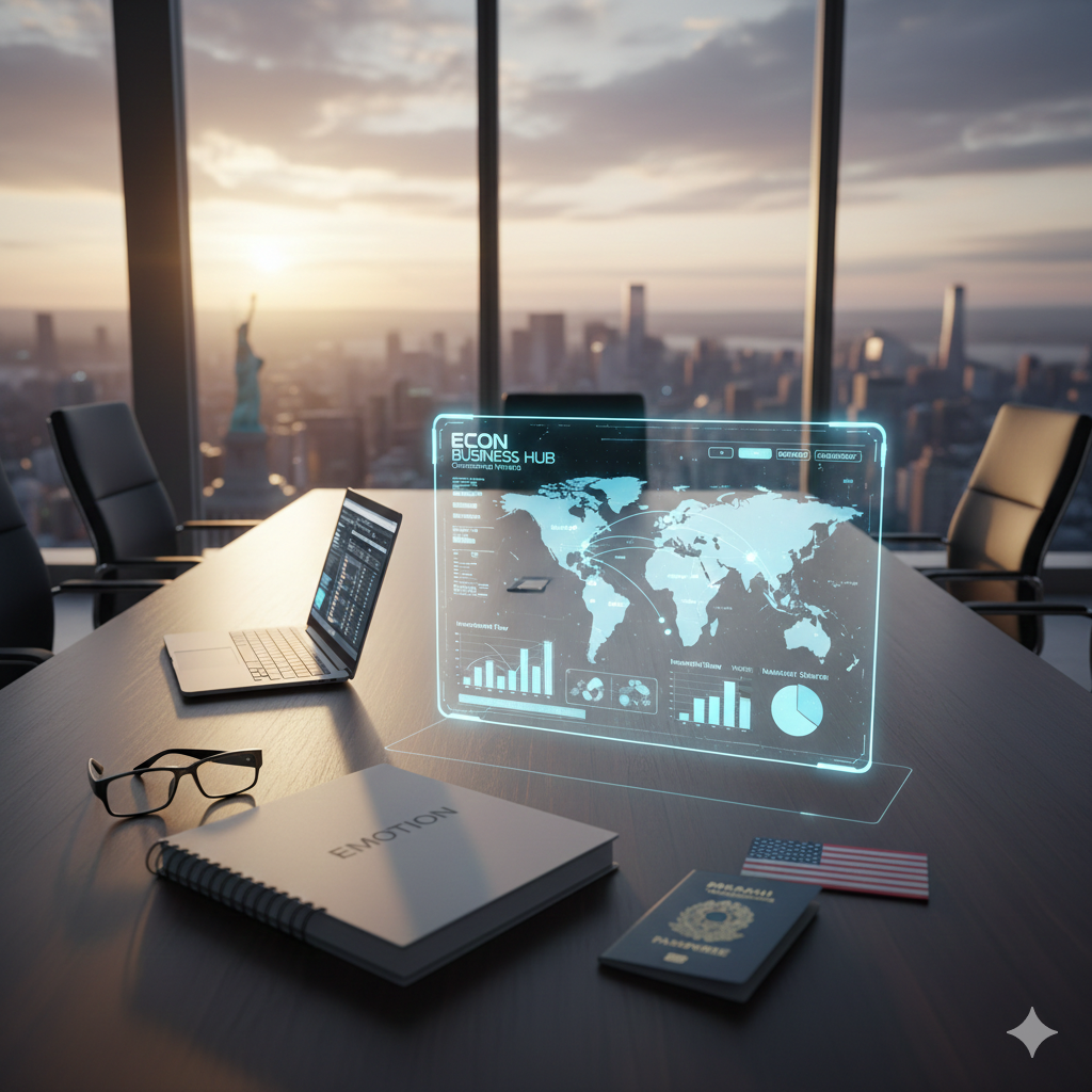 ECON Business Hub surge como nova ponte gratuita para conectar empresários do Brasil e dos Estados Unidos
